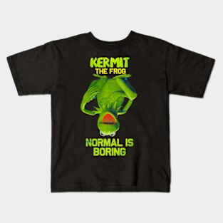 KERMIT NORMAL IS BORING Kids T-Shirt